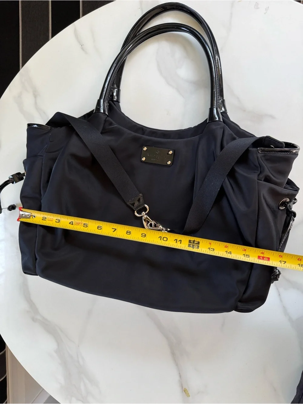 kate spade Black Nylon Tote with Dual Straps